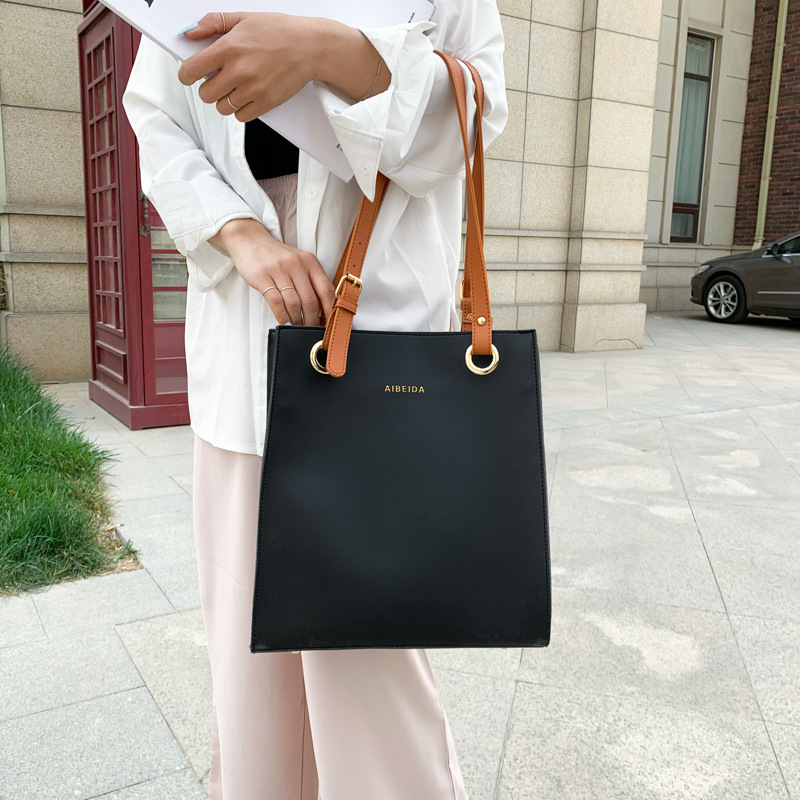 black women's handbags Black Korean Style Tote Bag for Daily Use — women handbags & dresses — The Queens
