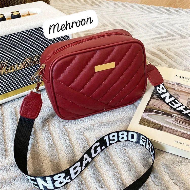 black women's handbags Chic Women's 1 Pc Multicolor Leather Crossbody Bag — women handbags & dresses — The Queens — gallery image 4