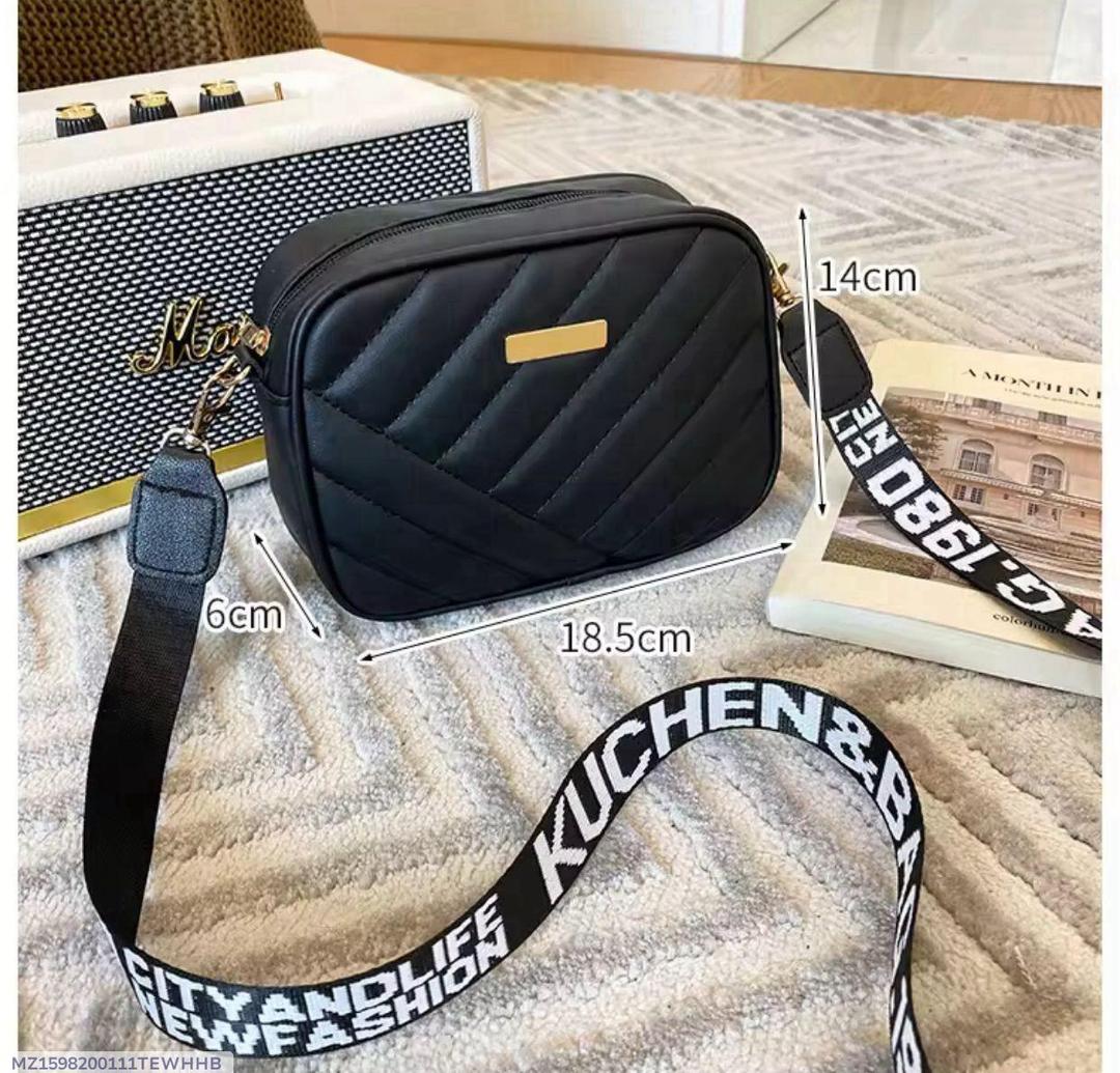 black women's handbags Chic Women's 1 Pc Multicolor Leather Crossbody Bag — women handbags & dresses — The Queens — gallery image 6