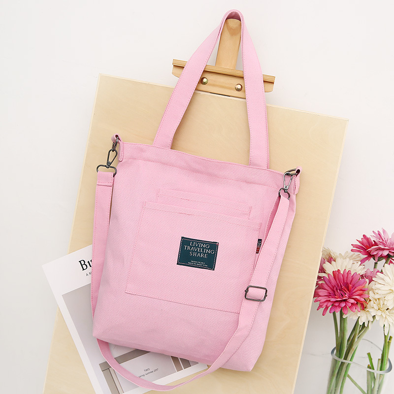 white women's handbags Yellow Canvas Shoulder Bag for Women with Detachable Strap — women handbags & dresses — The Queens — gallery image 11