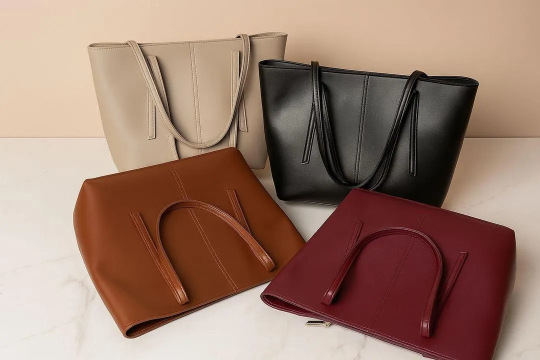 black women's handbags Brown Leather Tote Bag for Women — women handbags & dresses — The Queens — gallery image 8