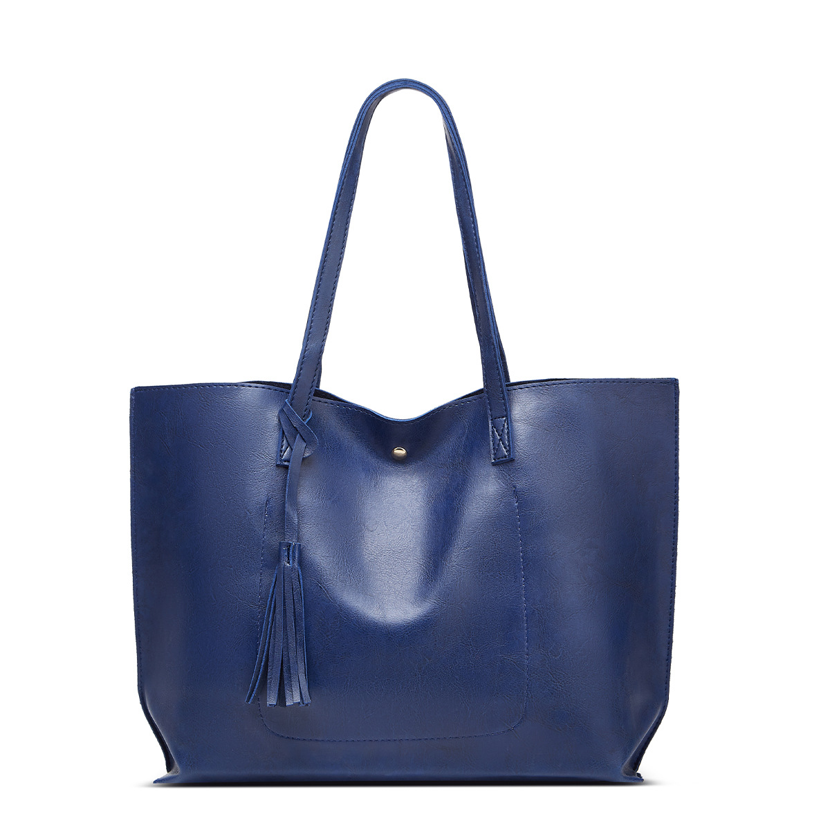 red women's handbags Burgundy Leather Tote Bag with Tassel for Women — women handbags & dresses — The Queens — gallery image 14