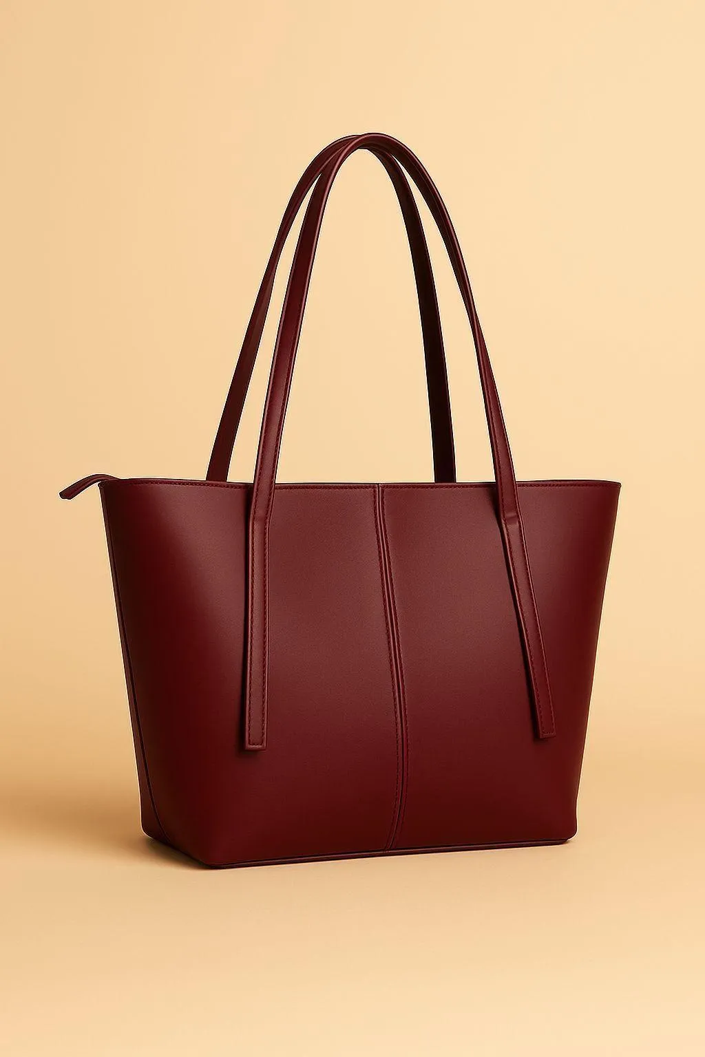 black women's handbags Brown Leather Tote Bag for Women — women handbags & dresses — The Queens — gallery image 4