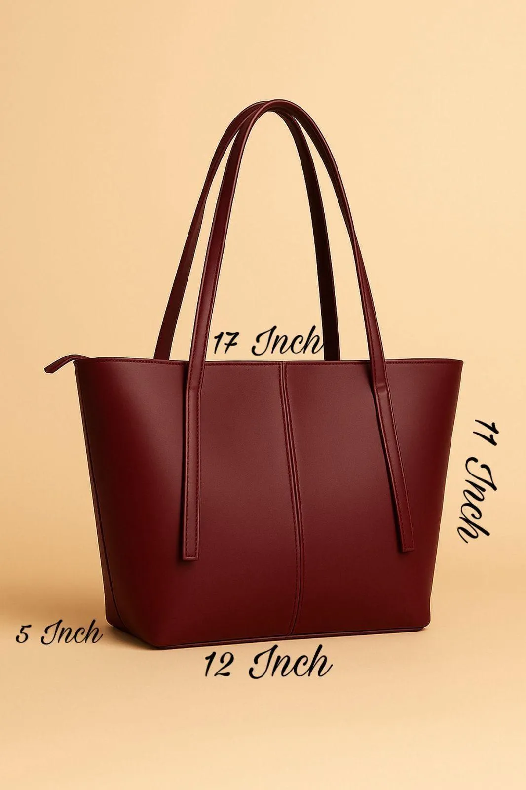 black women's handbags Brown Leather Tote Bag for Women — women handbags & dresses — The Queens — gallery image 6